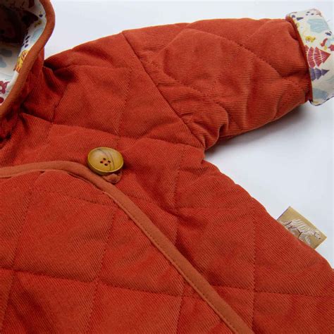 Cappotto trapuntato in Rosso 